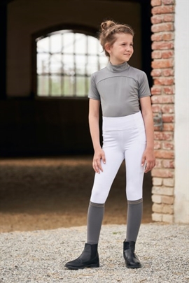 Covalliero SS23 Kids Fuld-Grip Ridetights - Hvid